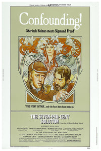 The Seven-Per-Cent Solution 1976 - Laurence Olivier - US - Classic Movie Poster