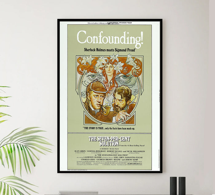 The Seven-Per-Cent Solution 1976 - Laurence Olivier - US - Classic Movie Poster