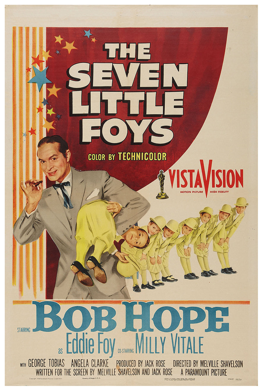 The Seven Little Foys 1955 - James Cagney - US - Classic Movie Poster