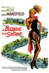 The Sheriff of Fractured Jaw 1958 - Jayne Mansfield - France - Classic Movie Poster