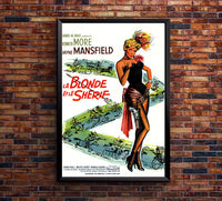 The Sheriff of Fractured Jaw 1958 - Jayne Mansfield - France - Classic Movie Poster