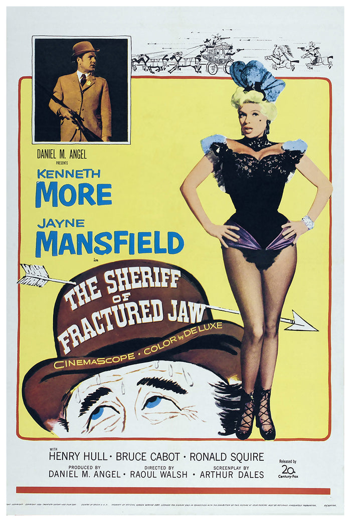 The Sheriff of Fractured Jaw 1958 - Jayne Mansfield - US - Classic Movie Poster