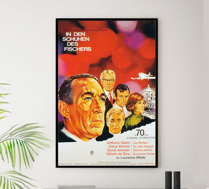 The Shoes of the Fisherman 1968 - Laurence Olivier - Germany - Classic Movie Poster