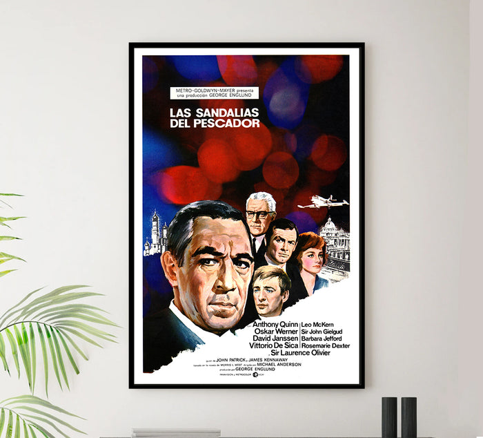 The Shoes of the Fisherman 1968 - Laurence Olivier - Spain 2 - Classic Movie Poster