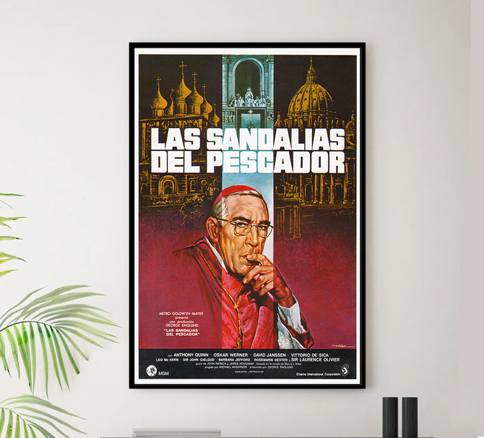 The Shoes of the Fisherman 1968 - Laurence Olivier - Spain - Classic Movie Poster