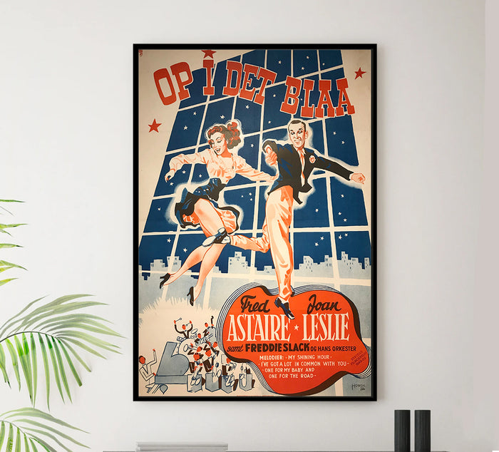 The Sky's the Limit 1943 - Fred Astaire - Denmark - Classic Movie Poster