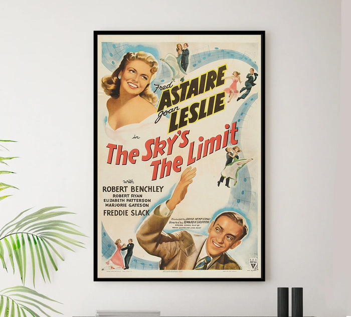 The Sky's the Limit 1943 - Fred Astaire - US - Classic Movie Poster