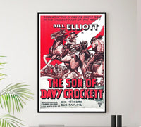 The Son of Davy Crockett 1941 - Vintage Pirate Classic Movie Poster
