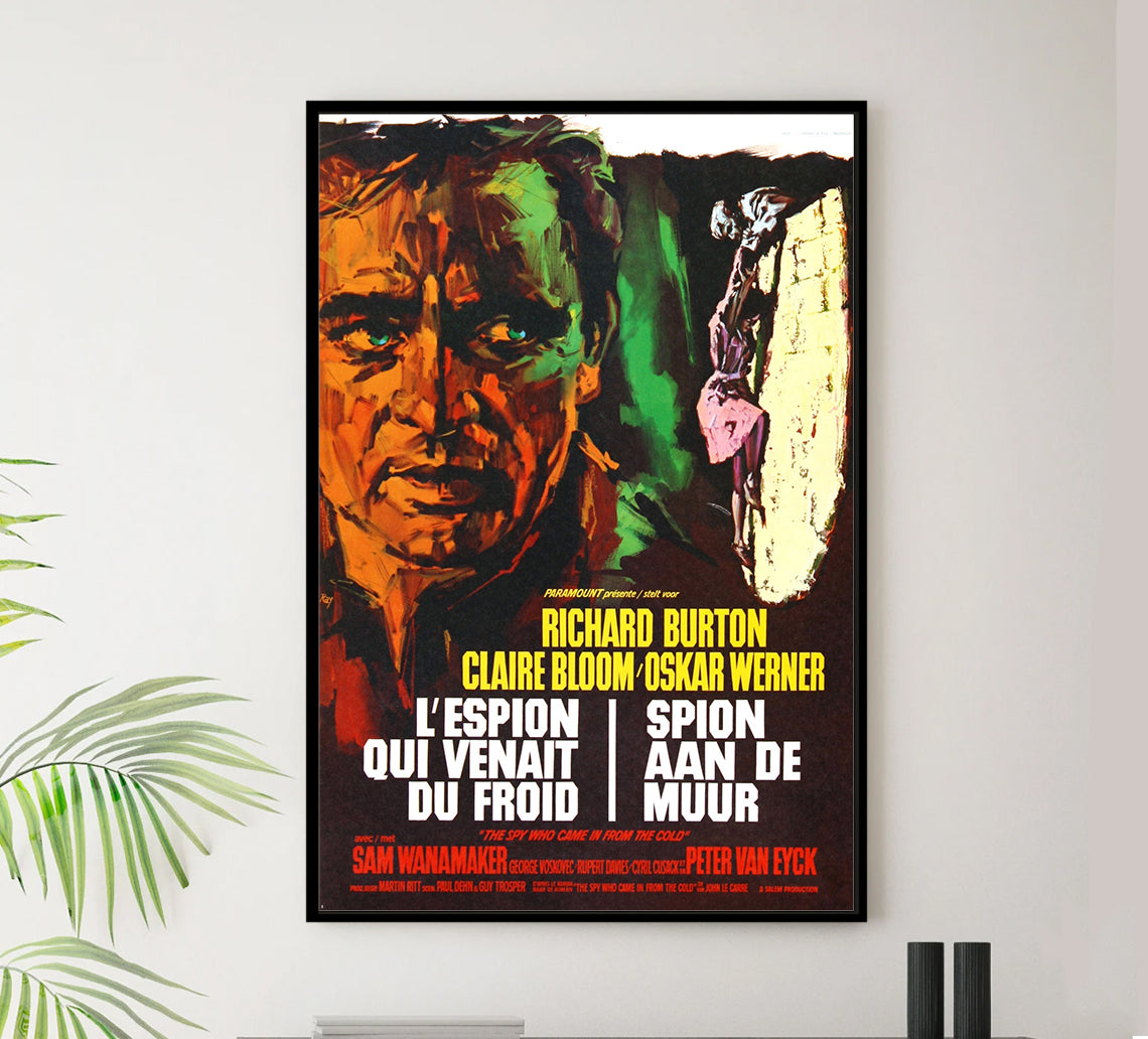 The Spy Who Came in from the Cold 1965 - Richard Burton - Belgium - Classic Movie Poster