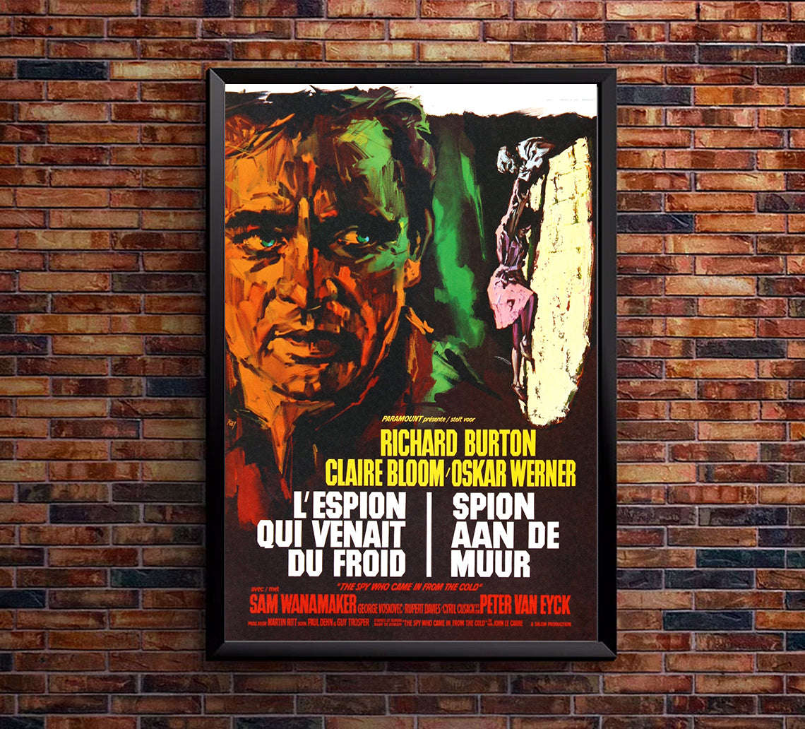 The Spy Who Came in from the Cold 1965 - Richard Burton - Belgium - Classic Movie Poster