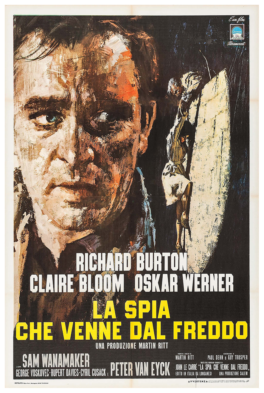 The Spy Who Came in from the Cold 1965 - Richard Burton - Italy - Classic Movie Poster