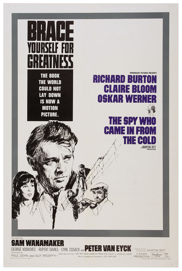 The Spy Who Came in from the Cold 1965 - Richard Burton - US - Classic Movie Poster