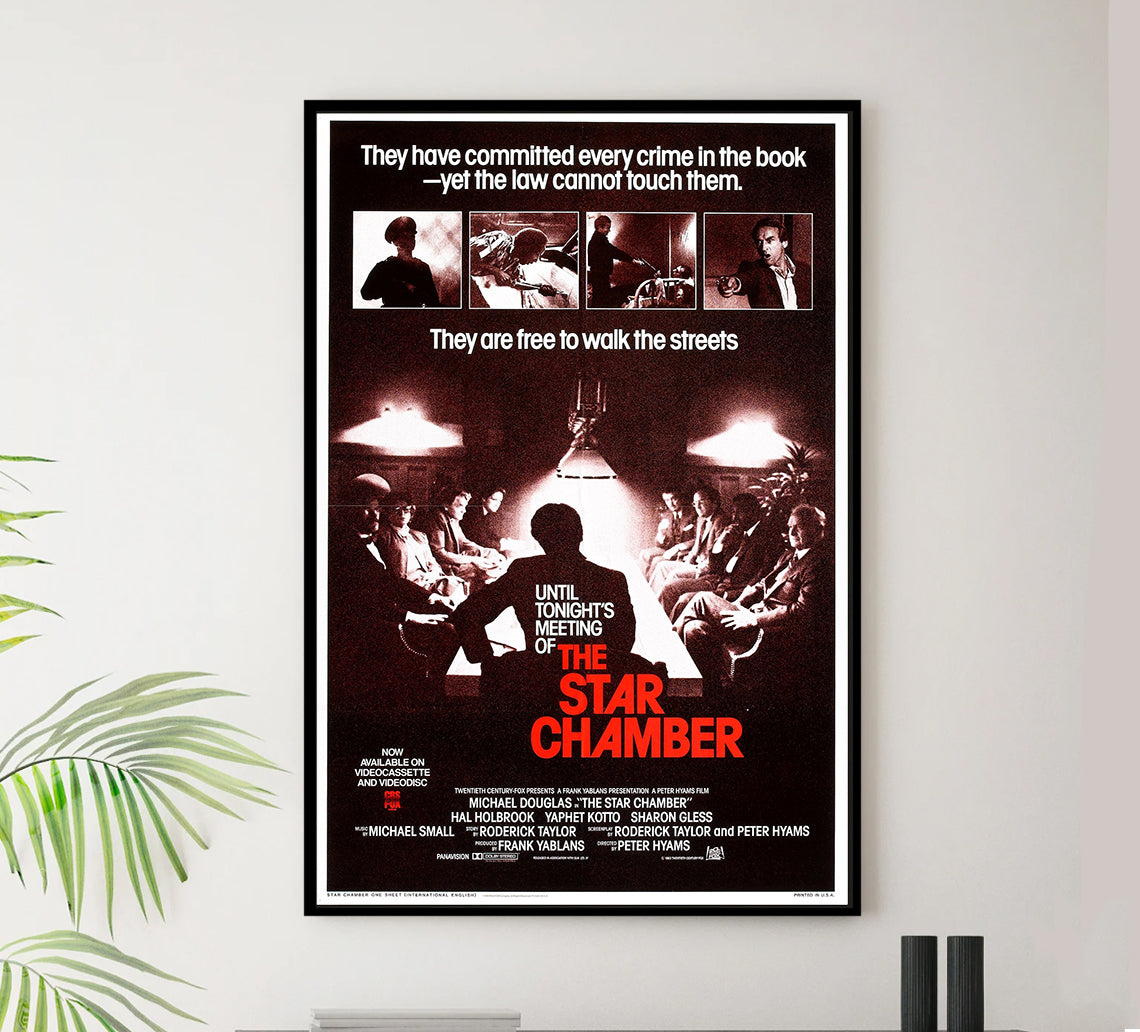 The Star Chamber 1983 - Michael Douglas - US - Classic Movie Poster