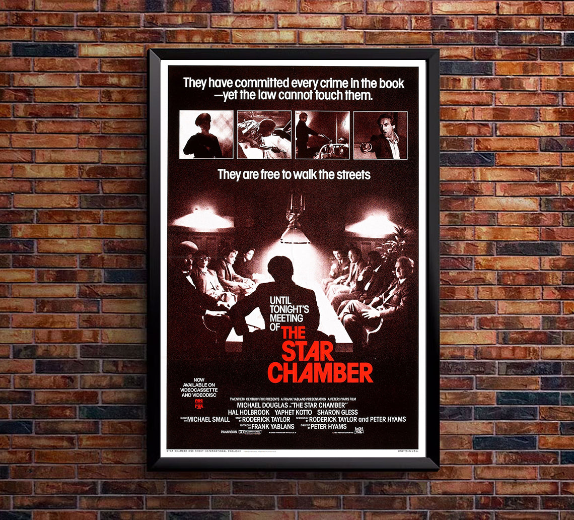 The Star Chamber 1983 - Michael Douglas - US - Classic Movie Poster