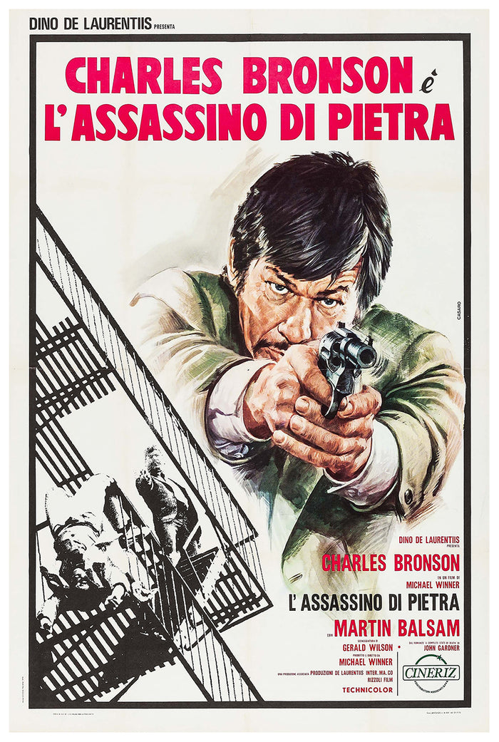 The Stone Killer 1973 - Charles Bronson - Italy - Classic Movie Poster