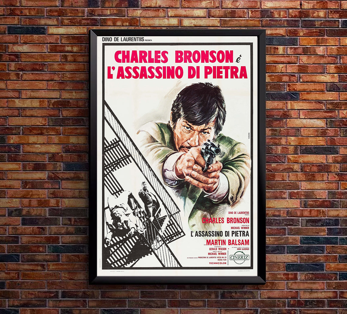 The Stone Killer 1973 - Charles Bronson - Italy - Classic Movie Poster