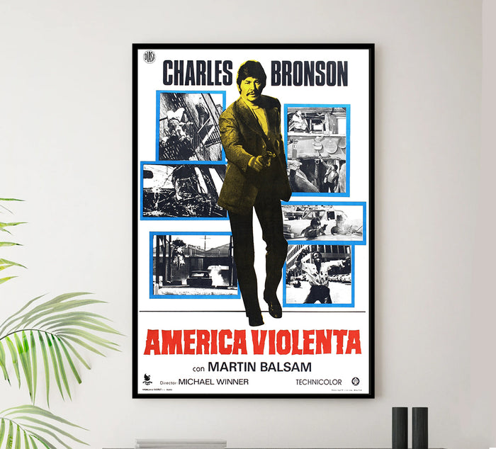 The Stone Killer 1973 - Charles Bronson - Spain - Classic Movie Poster
