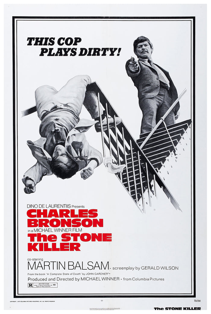 The Stone Killer 1973 - Charles Bronson - US  - Classic Movie Poster