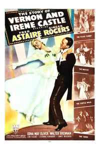The Story of Vernon and Irene Castle 1939 - Fred Astaire - US (2) - Classic Movie Poster