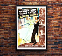 The Story of Vernon and Irene Castle 1939 - Fred Astaire - US (2) - Classic Movie Poster