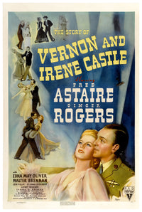 The Story of Vernon and Irene Castle 1939 - Fred Astaire - US - Classic Movie Poster