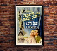 The Story of Vernon and Irene Castle 1939 - Fred Astaire - US - Classic Movie Poster