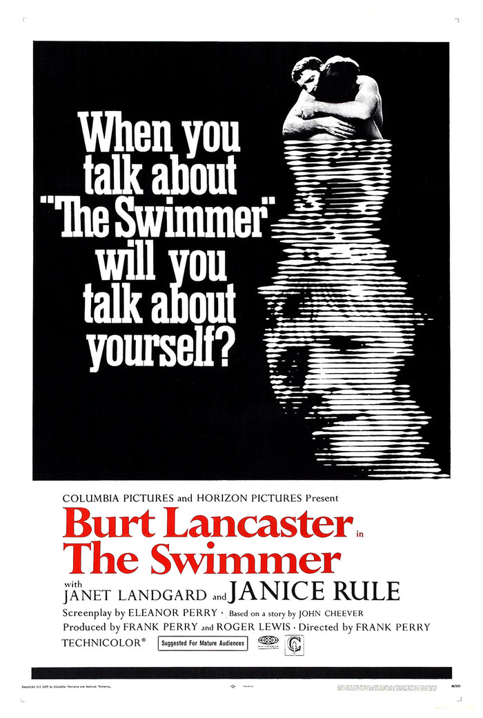 The Swimmer 1968 - Burt Lancaster - US - Classic Movie Poster