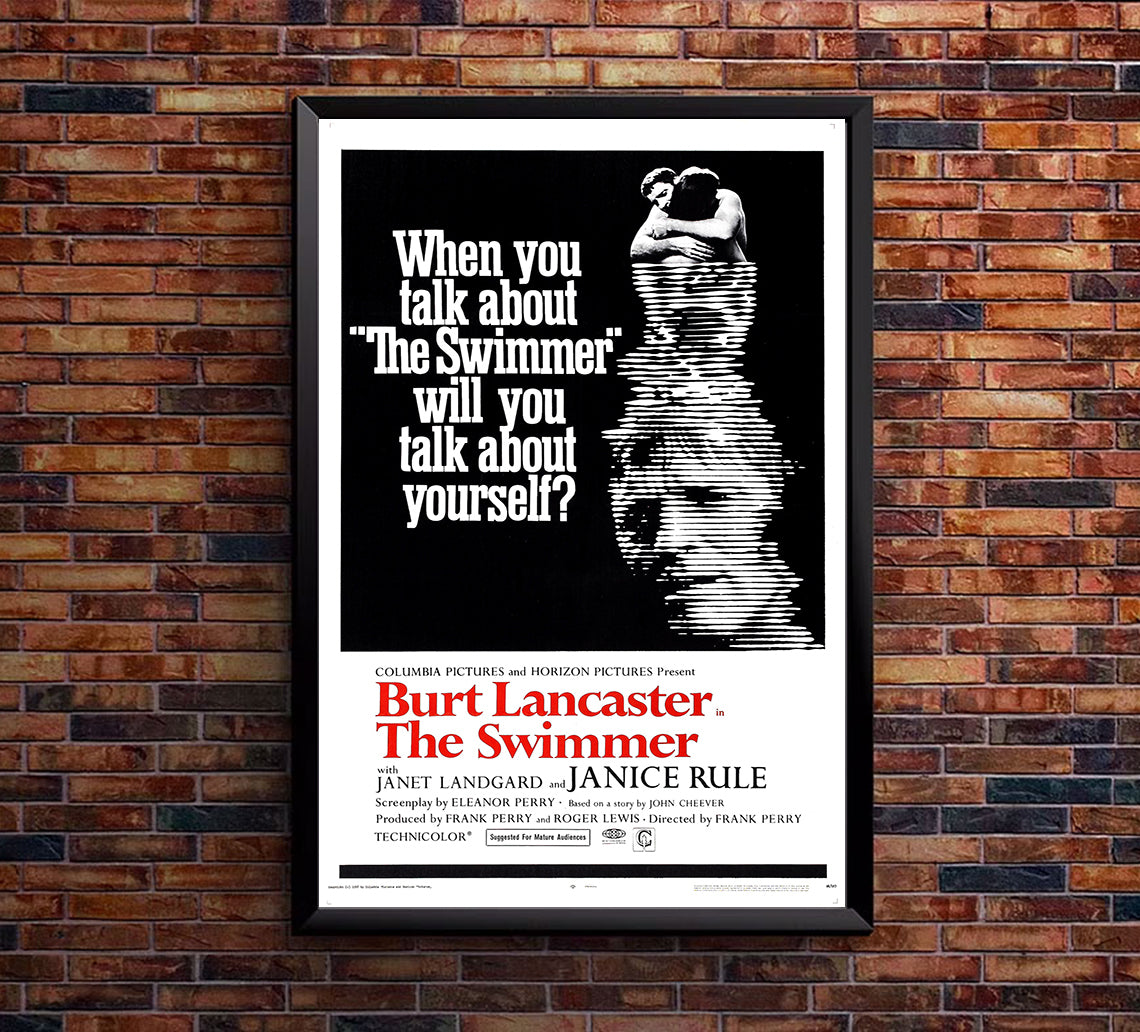 The Swimmer 1968 - Burt Lancaster - US - Classic Movie Poster