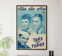 The Talk of the Town 1942 - Cary Grant - Argentina - Classic Movie Poster