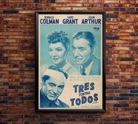 The Talk of the Town 1942 - Cary Grant - Argentina - Classic Movie Poster