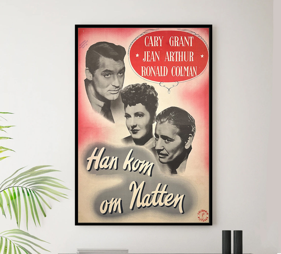 The Talk of the Town 1942 - Cary Grant - Denmark - Classic Movie Poster