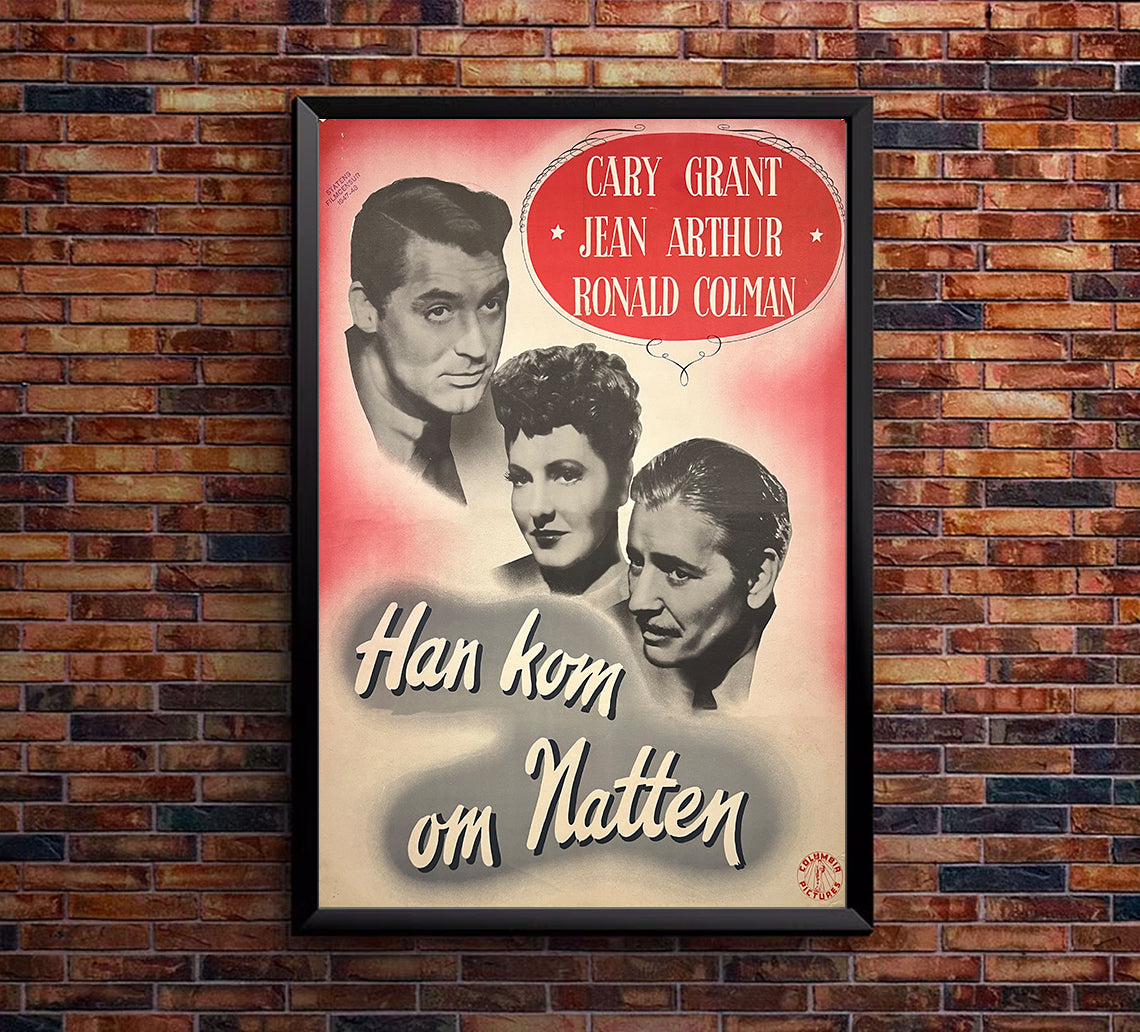 The Talk of the Town 1942 - Cary Grant - Denmark - Classic Movie Poster