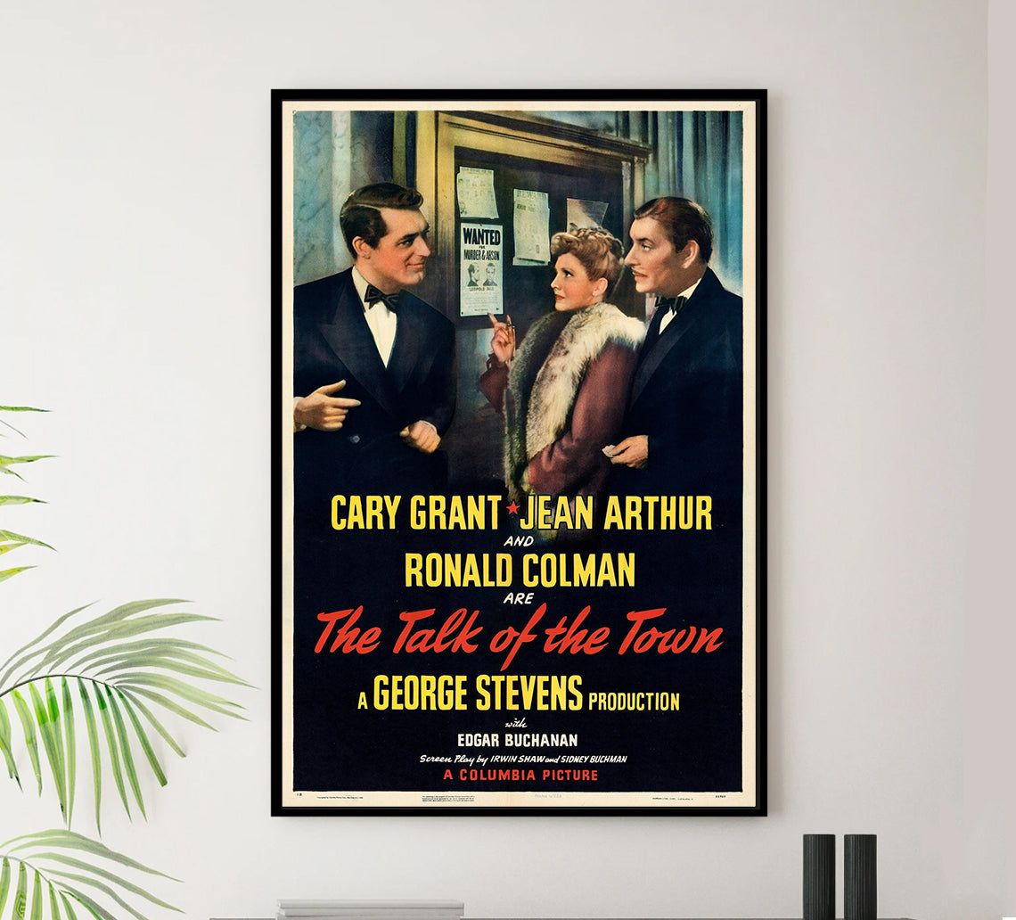 The Talk of the Town 1942 - Cary Grant - US(2) - Classic Movie Poster