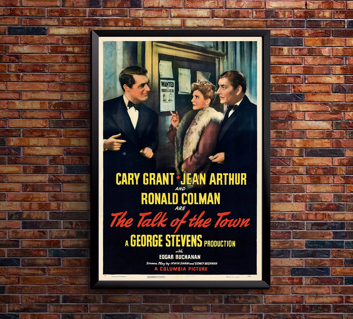 The Talk of the Town 1942 - Cary Grant - US(2) - Classic Movie Poster