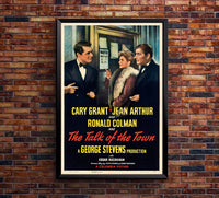 The Talk of the Town 1942 - Cary Grant - US(2) - Classic Movie Poster