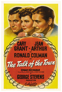 The Talk of the Town 1942 - Cary Grant - US - Classic Movie Poster