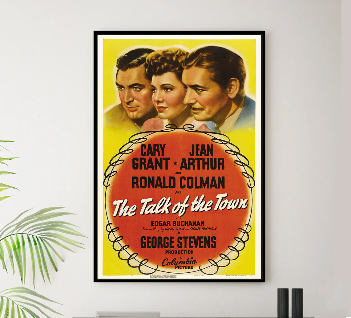 The Talk of the Town 1942 - Cary Grant - US - Classic Movie Poster