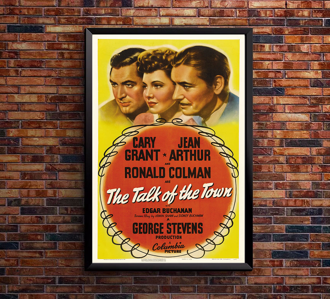 The Talk of the Town 1942 - Cary Grant - US - Classic Movie Poster