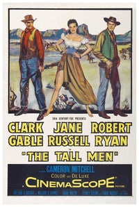 The Tall Men 1955 - Vintage Classic Movie Poster
