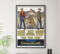The Tall Men 1955 - Vintage Classic Movie Poster