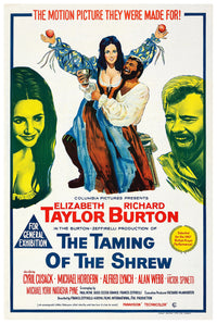 The Taming of the Shrew 1967 - Richard Burton - Australia - Classic Movie Poster