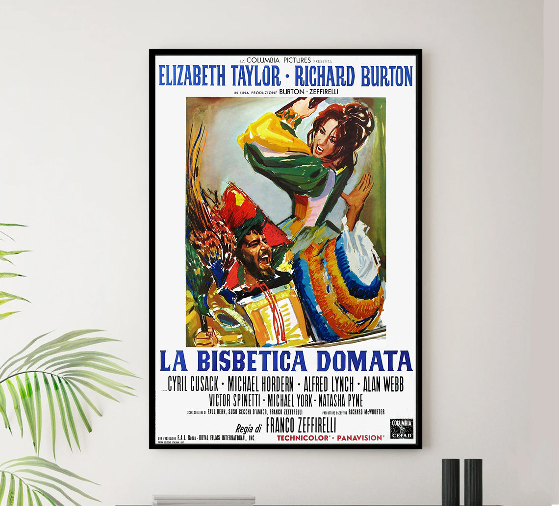 The Taming of the Shrew 1967 - Richard Burton - Italy - Classic Movie Poster
