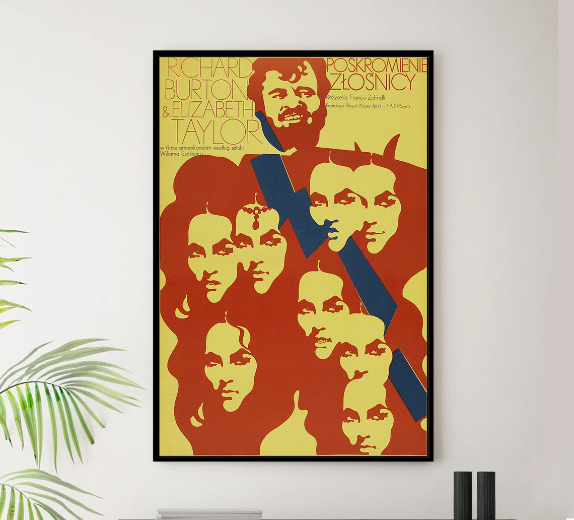 The Taming of the Shrew 1967 - Richard Burton - Poland - Classic Movie Poster