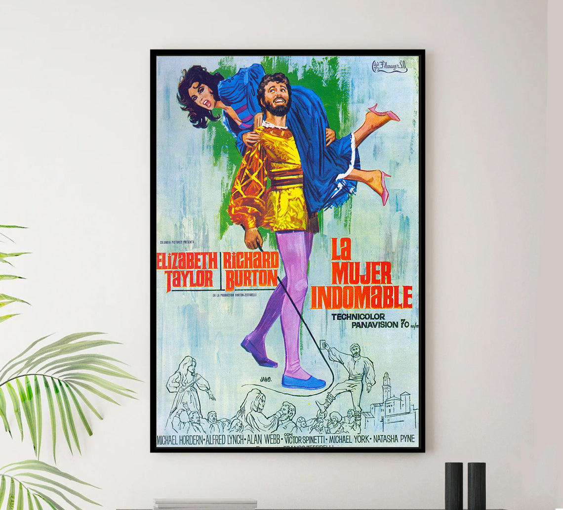 The Taming of the Shrew 1967 - Richard Burton - Spain - Classic Movie Poster