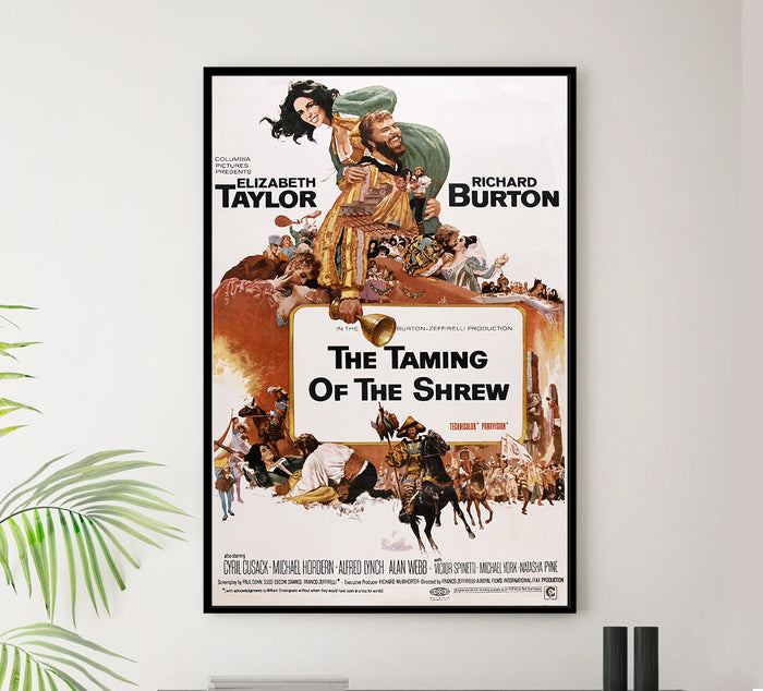 The Taming of the Shrew 1967 - Richard Burton - US - Classic Movie Poster