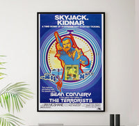 The Terrorists 1974 - Sean Connery - Vintage Classic Movie Poster