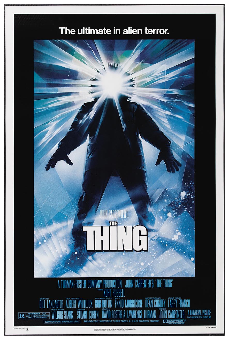 The Thing 1982 v1 - Kane Russell - Vintage Classic Movie Poster