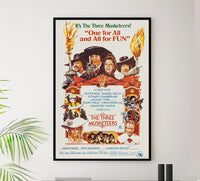 The Three Musketeers 1973 v1 - Charlton Heston - Vintage Classic Movie Poster