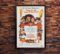 The Three Musketeers 1973 v1 - Charlton Heston - Vintage Classic Movie Poster