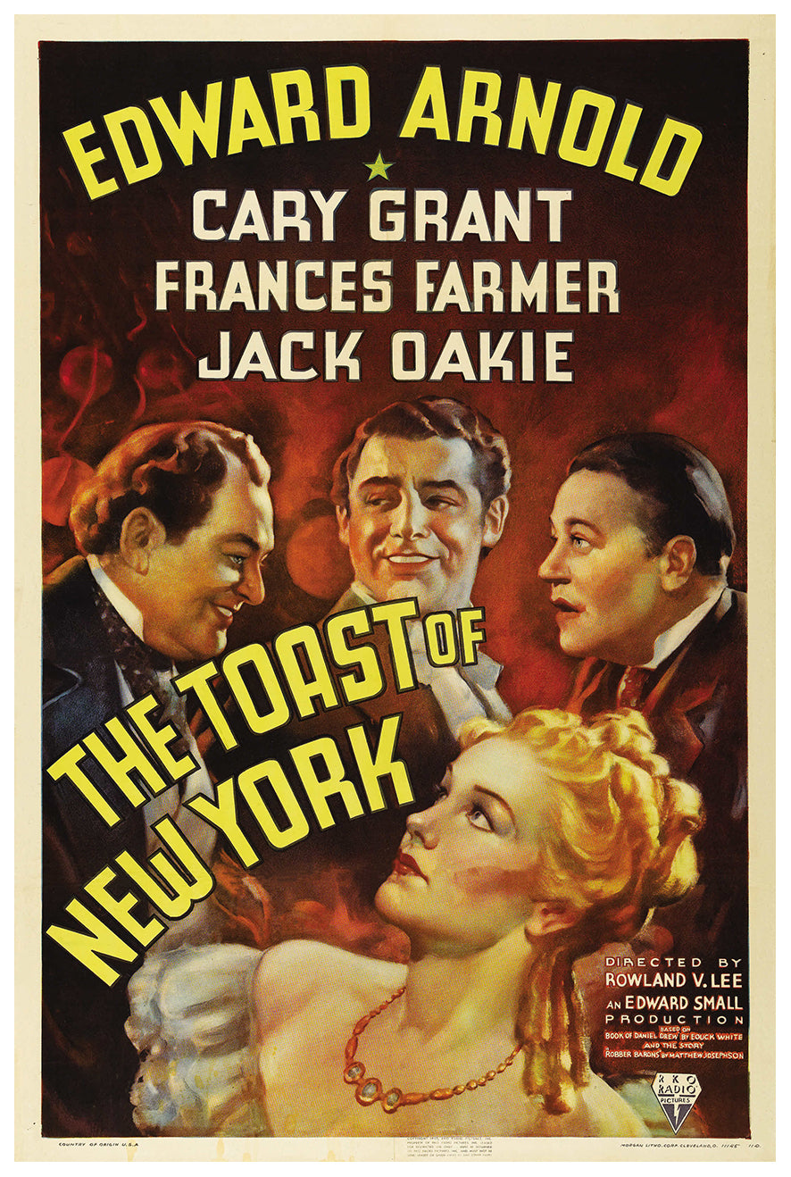 The Toast of New York 1937 - Cary Grant - US - Classic Movie Poster